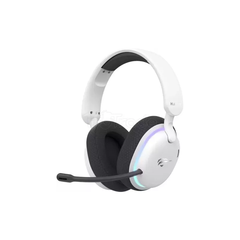 Casque Gamer sans filHavitFuxi H7 RGB (Blanc) | MonPC.Store