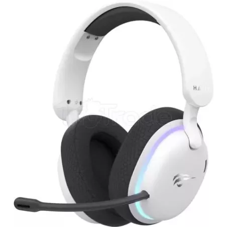 Casque Gamer sans filHavitFuxi H7 RGB (Blanc) | MonPC.Store