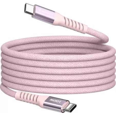 CâbleVerbatimUSB-C magnétique 1,2m M/M 100W (Rose) | MonPC.Store
