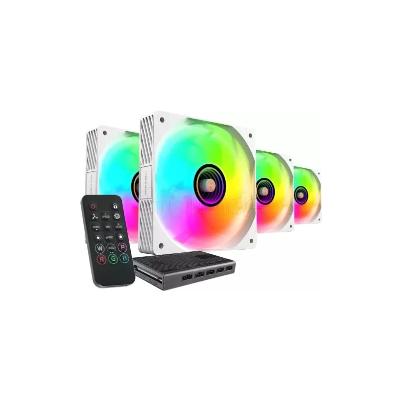 Lot de 4 Ventilateurs de boitierMars GamingMF-SIRGB… | MonPC.Store