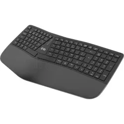 Clavier sans fil Bluetooth ergonomique T'nB Ergo (Noir) | MonPC.Store
