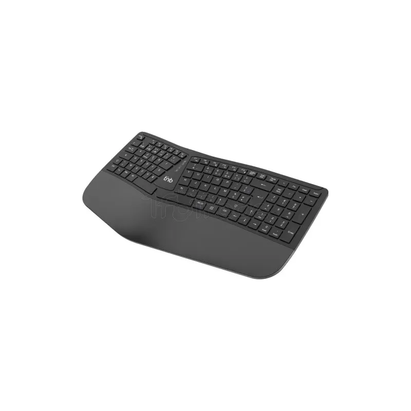 Clavier sans fil Bluetooth ergonomique T'nB Ergo (Noir) | MonPC.Store