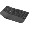 Clavier sans fil Bluetooth ergonomique T'nB Ergo (Noir) | MonPC.Store