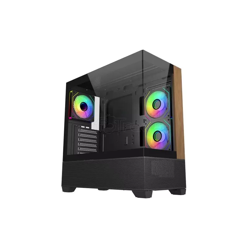 Boitier Moyen Tour ATXCooler MasterElite 690 WoodRGB… | MonPC.Store