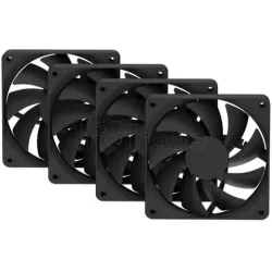 Lot de 4 Ventilateurs de boitierHyteFA12- 12cm (Noir) | MonPC.Store