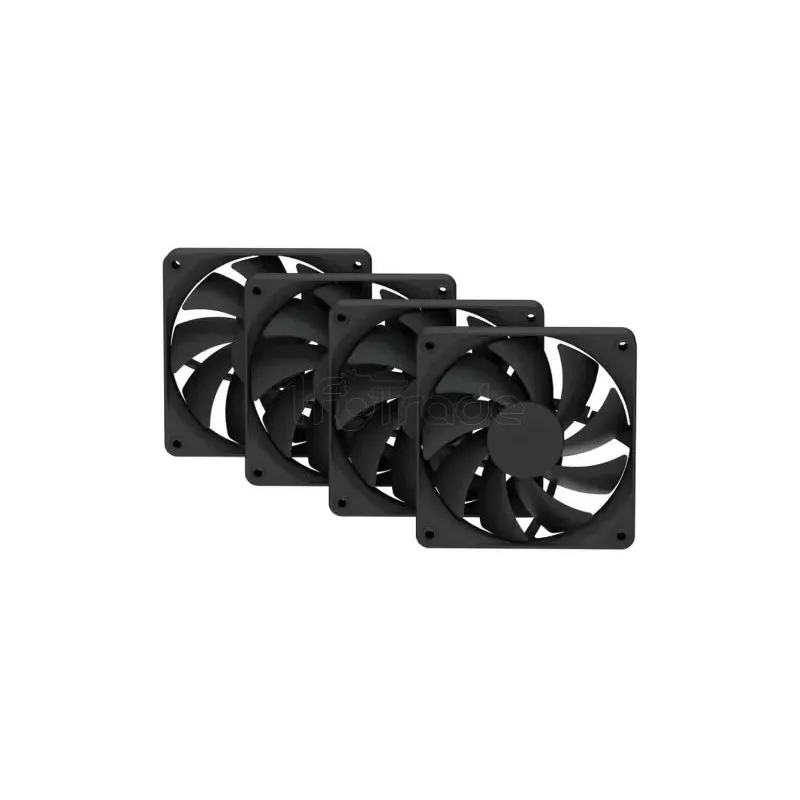 Lot de 4 Ventilateurs de boitierHyteFA12- 12cm (Noir) | MonPC.Store