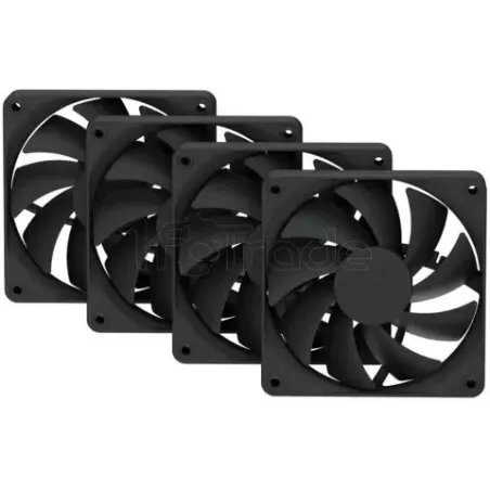 Lot de 4 Ventilateurs de boitierHyteFA12- 12cm (Noir) | MonPC.Store