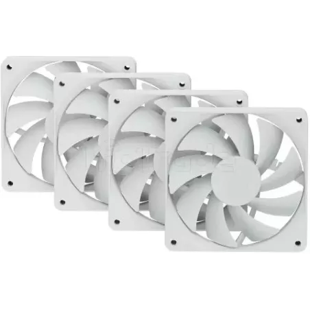Lot de 4 Ventilateurs de boitierHyteFA12- 12cm (Blanc) | MonPC.Store