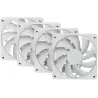 Lot de 4 Ventilateurs de boitierHyteFA12- 12cm (Blanc) | MonPC.Store