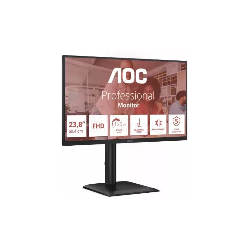 Ecran 24"AOC24E4UFull HD 120Hz (Noir) | MonPC.Store