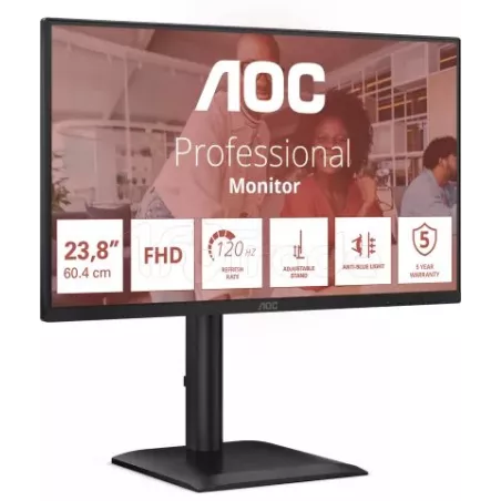 Ecran 24"AOC24E4UFull HD 120Hz (Noir) | MonPC.Store