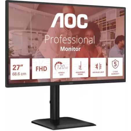 Ecran 27"AOC27E4UFull HD 120Hz (Noir) | MonPC.Store