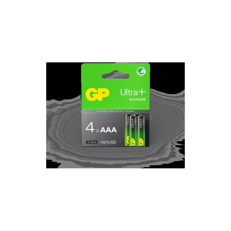 Lot de 4 piles AlcalineGP BatteriesUltra Plustype AAA… | MonPC.Store