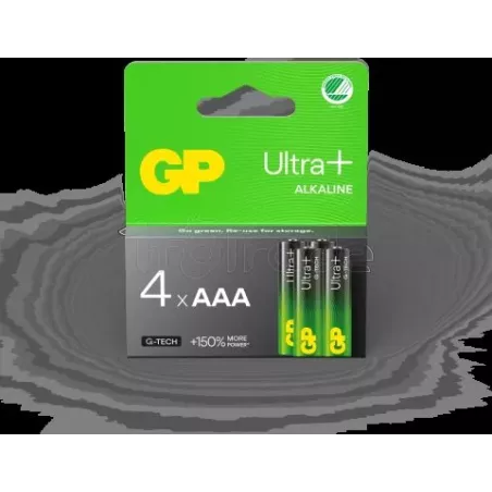 Lot de 4 piles AlcalineGP BatteriesUltra Plustype AAA… | MonPC.Store