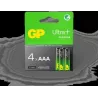 Lot de 4 piles AlcalineGP BatteriesUltra Plustype AAA… | MonPC.Store