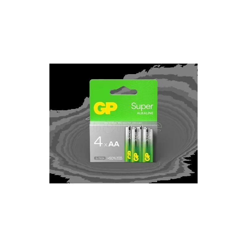 Lot de 4 piles AlcalineGP BatteriesSupertype AA (LR6)… | MonPC.Store