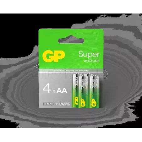 Lot de 4 piles AlcalineGP BatteriesSupertype AA (LR6)… | MonPC.Store