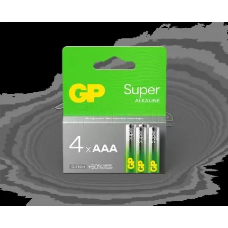 Lot de 4 piles AlcalineGP BatteriesSupertype AAA (LR3)… | MonPC.Store