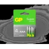 Lot de 4 piles AlcalineGP BatteriesSupertype AAA (LR3)… | MonPC.Store