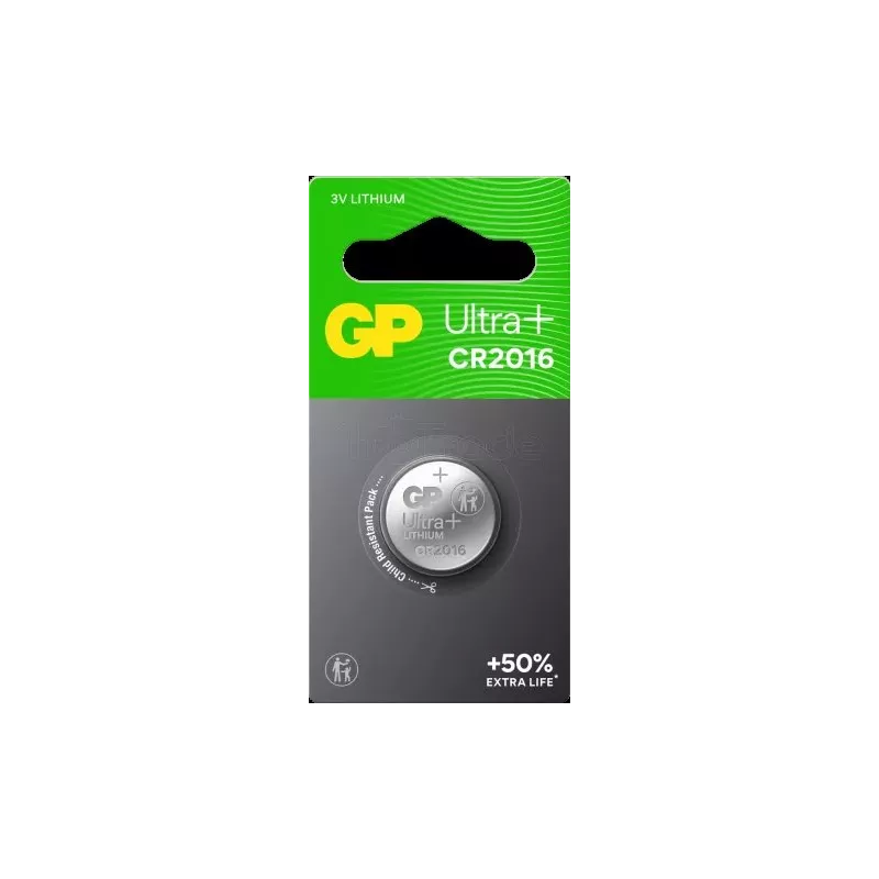 Pile plateGP BatteriesUltra Plus CR2016 | MonPC.Store