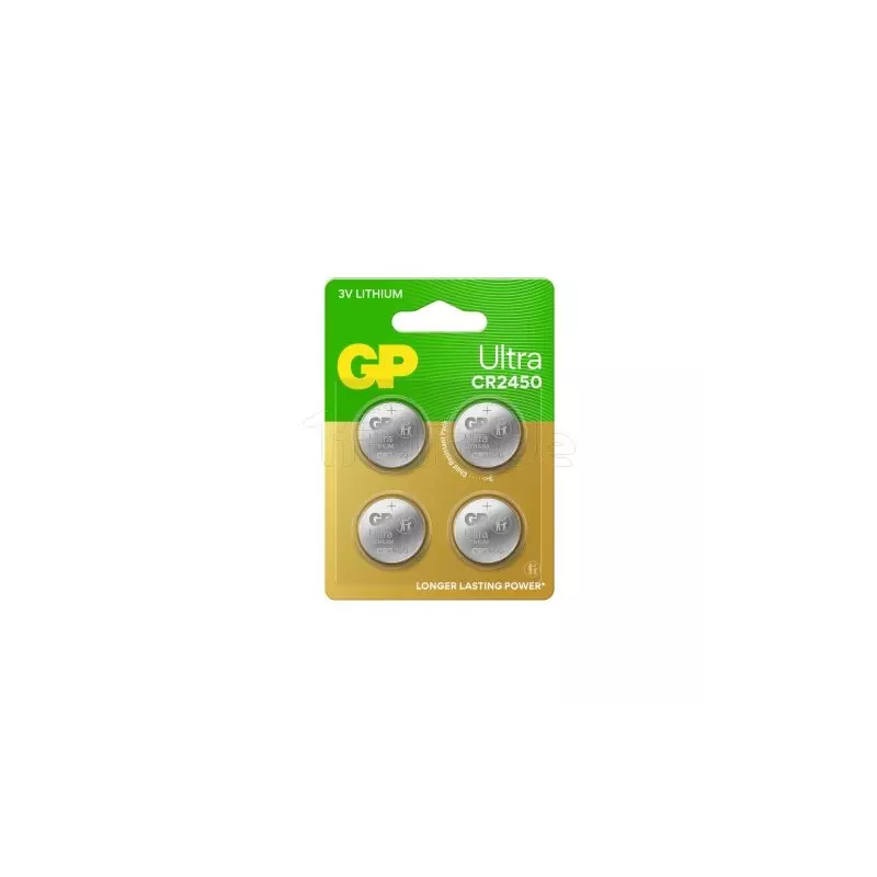 Lot de 4 Piles platesGP BatteriesUltraCR2450 | MonPC.Store