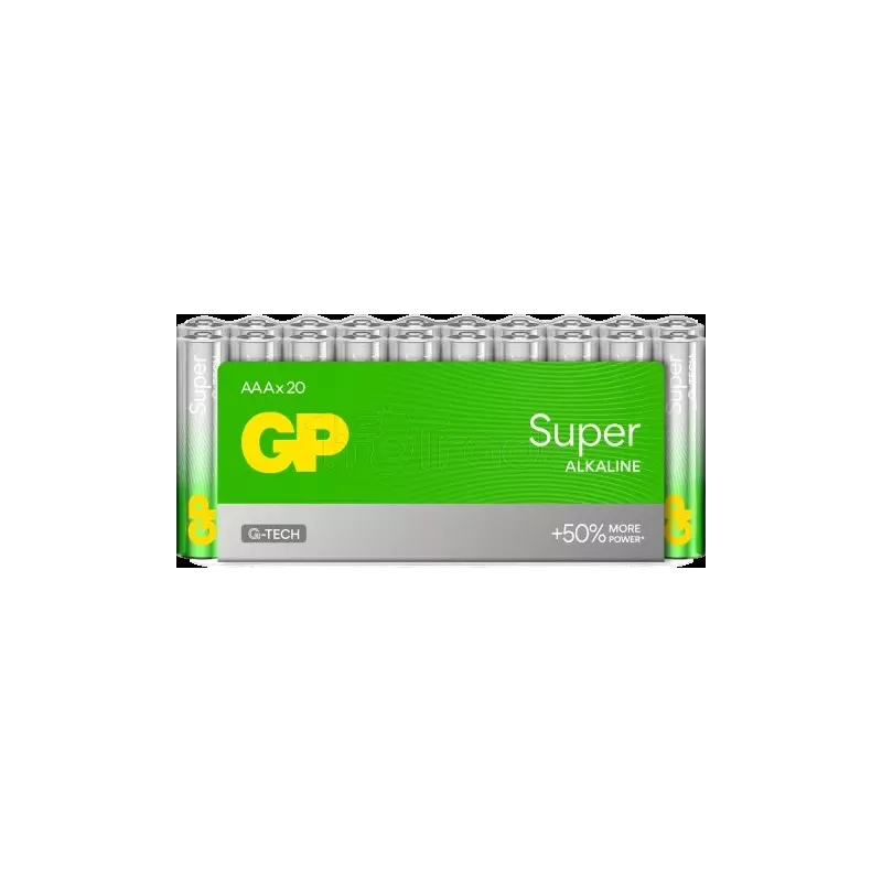 Lot de 20 piles AlcalineGP BatteriesSupertype AAA… | MonPC.Store