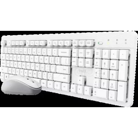 Pack 2en1 (Clavier/Souris) sans filTrustOdy II (Blanc) | MonPC.Store