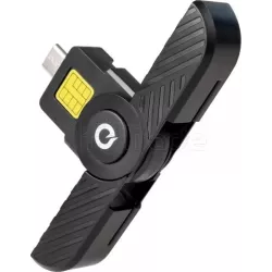 Lecteur de Cartes à puce TooQ TQR-3011B USB-C 2.0 (Noir) | MonPC.Store