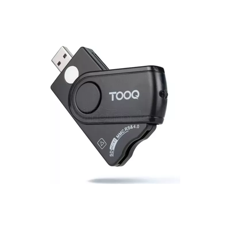 Lecteur de Cartes à puce TooQ TQR-3012B USB 2.0 (Noir) | MonPC.Store