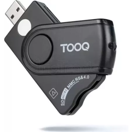 Lecteur de Cartes à puce TooQ TQR-3012B USB 2.0 (Noir) | MonPC.Store