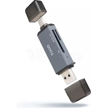 Lecteur de Cartes externe USB-A/C 3.2 TooQ TQR-3001G… | MonPC.Store