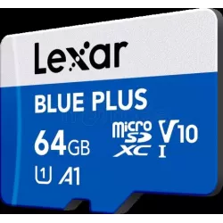 Carte mémoire Micro SDLexarBlue Plus- 64Go | MonPC.Store