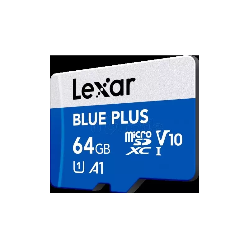 Carte mémoire Micro SDLexarBlue Plus- 64Go | MonPC.Store