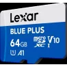 Carte mémoire Micro SDLexarBlue Plus- 64Go | MonPC.Store