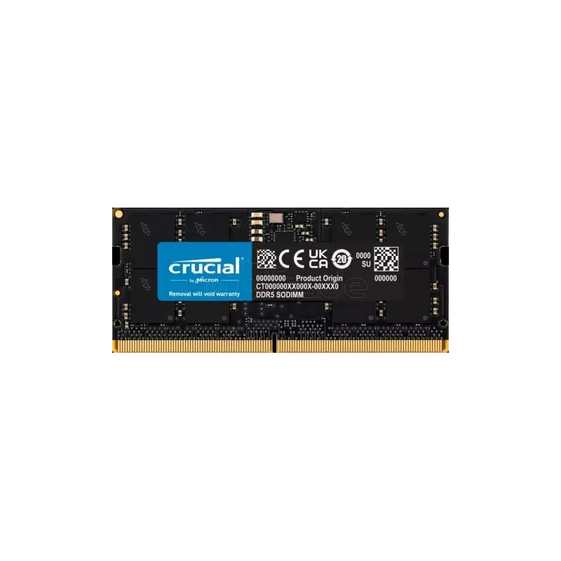 Barrette mémoire SODIMM DDR5 8GoCrucial5600MHz (Noir)… | MonPC.Store