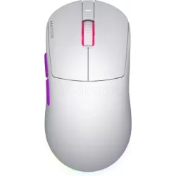 Souris sans fil GamerHatorQuasar 3 ULTRA8K RGB (Blanc) | MonPC.Store