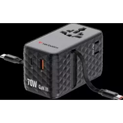 Adaptateur universel de voyageVerbatimCharge'n'Travel… | MonPC.Store