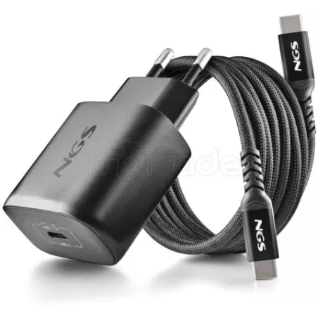 Chargeur secteurNGSBud 1x USB-C 45W (Noir) | MonPC.Store