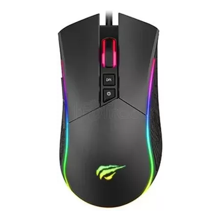 Souris filaire GamerHavitMS1001S V2 RGB (Noir) | MonPC.Store