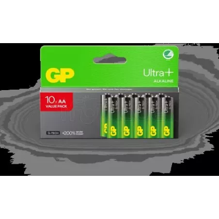 Lot de 10 piles AlcalineGP BatteriesUltra Plus type AA… | MonPC.Store