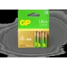 Lot de 4 piles AlcalineGP BatteriesUltra type AA (LR6)… | MonPC.Store