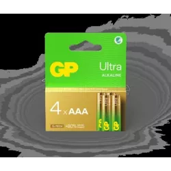 Lot de 4 piles AlcalineGP BatteriesUltra type AAA… | MonPC.Store