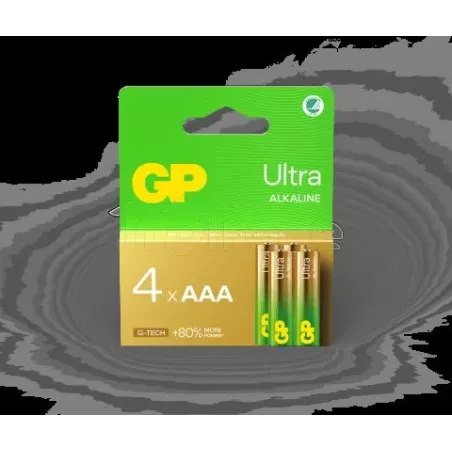 Lot de 4 piles AlcalineGP BatteriesUltra type AAA… | MonPC.Store