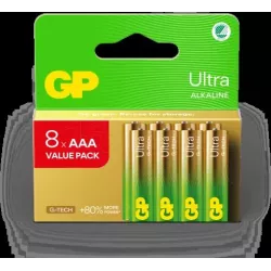 Lot de 8 piles AlcalineGP BatteriesUltra type AAA… | MonPC.Store