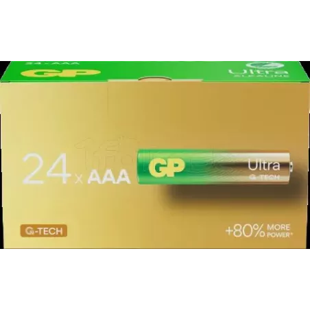 Lot de 24 piles AlcalineGP BatteriesUltra type AAA… | MonPC.Store