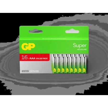 Lot de 16 piles AlcalineGP BatteriesSuper type AAA… | MonPC.Store