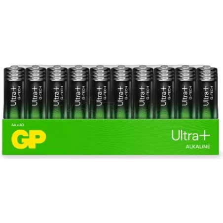 Lot de 40 piles AlcalineGP BatteriesUltra+ type AA… | MonPC.Store