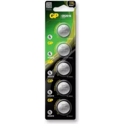 Lot de 5 Piles platesGP BatteriesUltra CR2016 | MonPC.Store