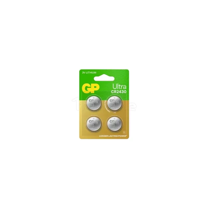 Lot de 4 Piles platesGP BatteriesUltra CR2430 | MonPC.Store