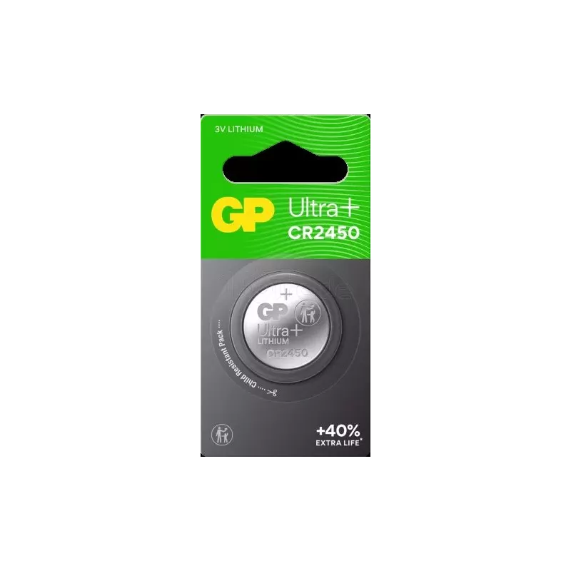 Pile plateGP BatteriesUltra CR2450 | MonPC.Store